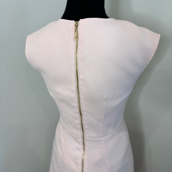 Eliza J Pale Pink Fringe Hem A-Line Circle Dress (sz 0) - Picture 9 of 13